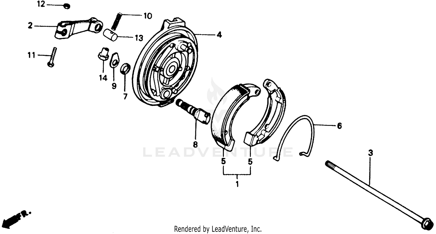 FRONT BRAKE PANEL