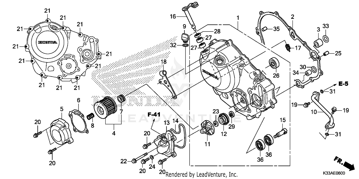 RIGHT CRANKCASE COVER