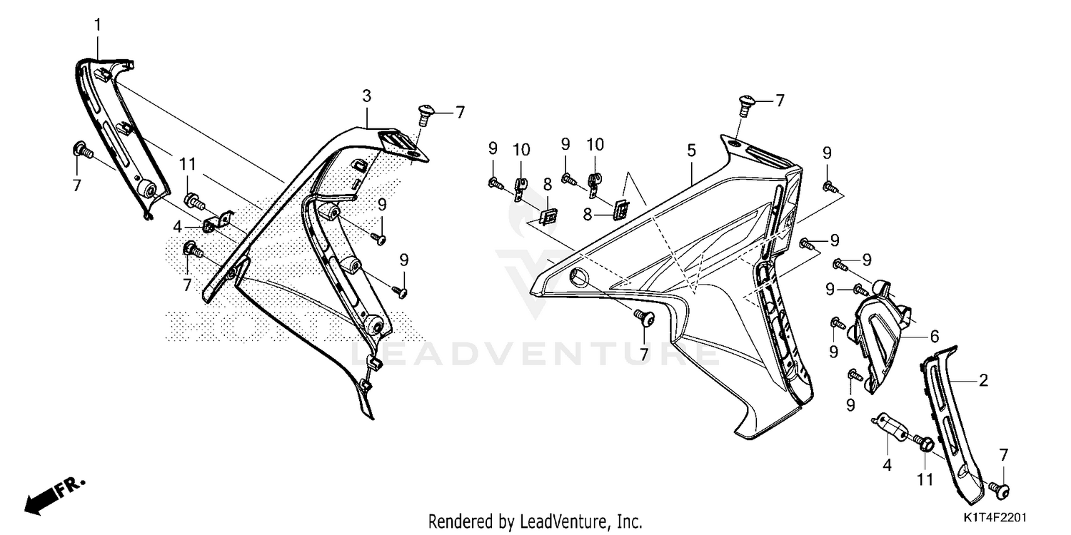 HEADLIGHT (VTX1800F)