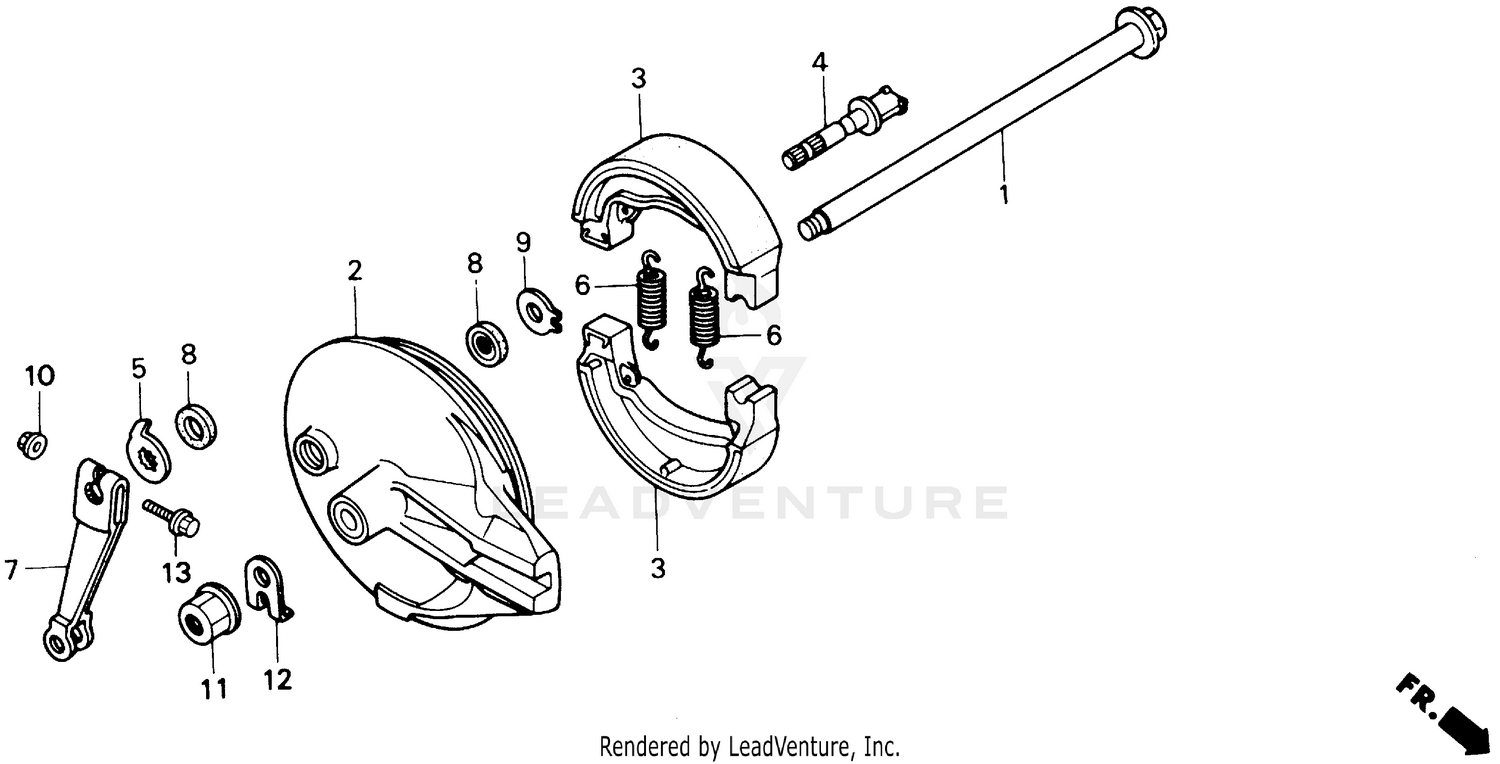 REAR BRAKE PANEL