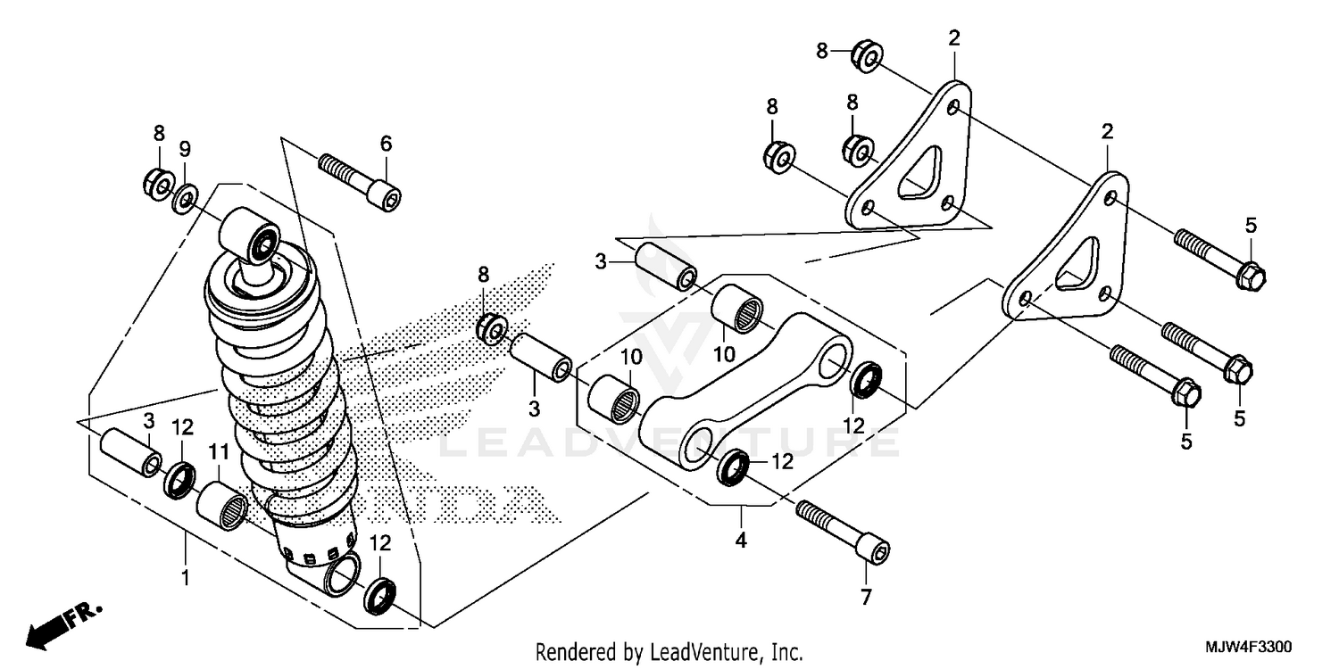 LEFT CRANKCASE COVER 93-94