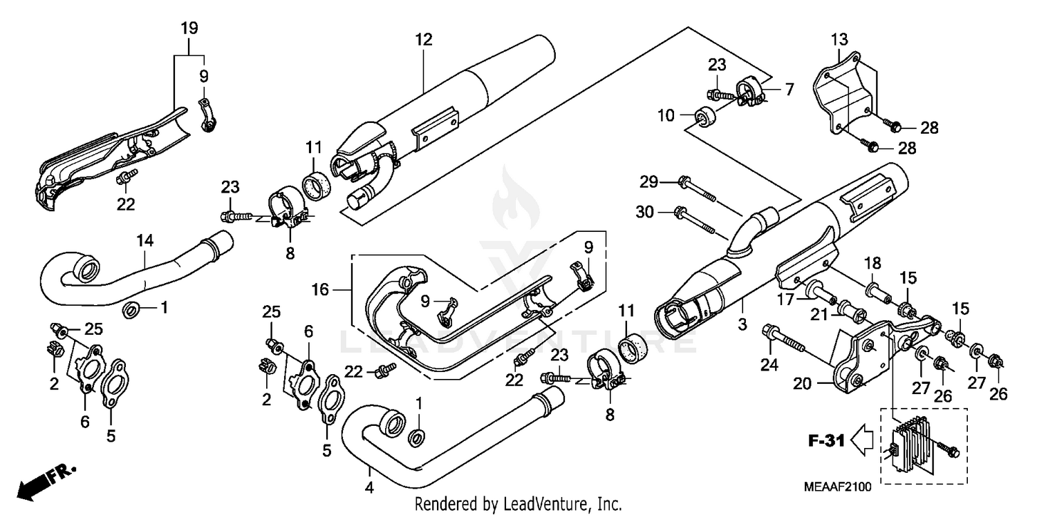 EXHAUST MUFFLER