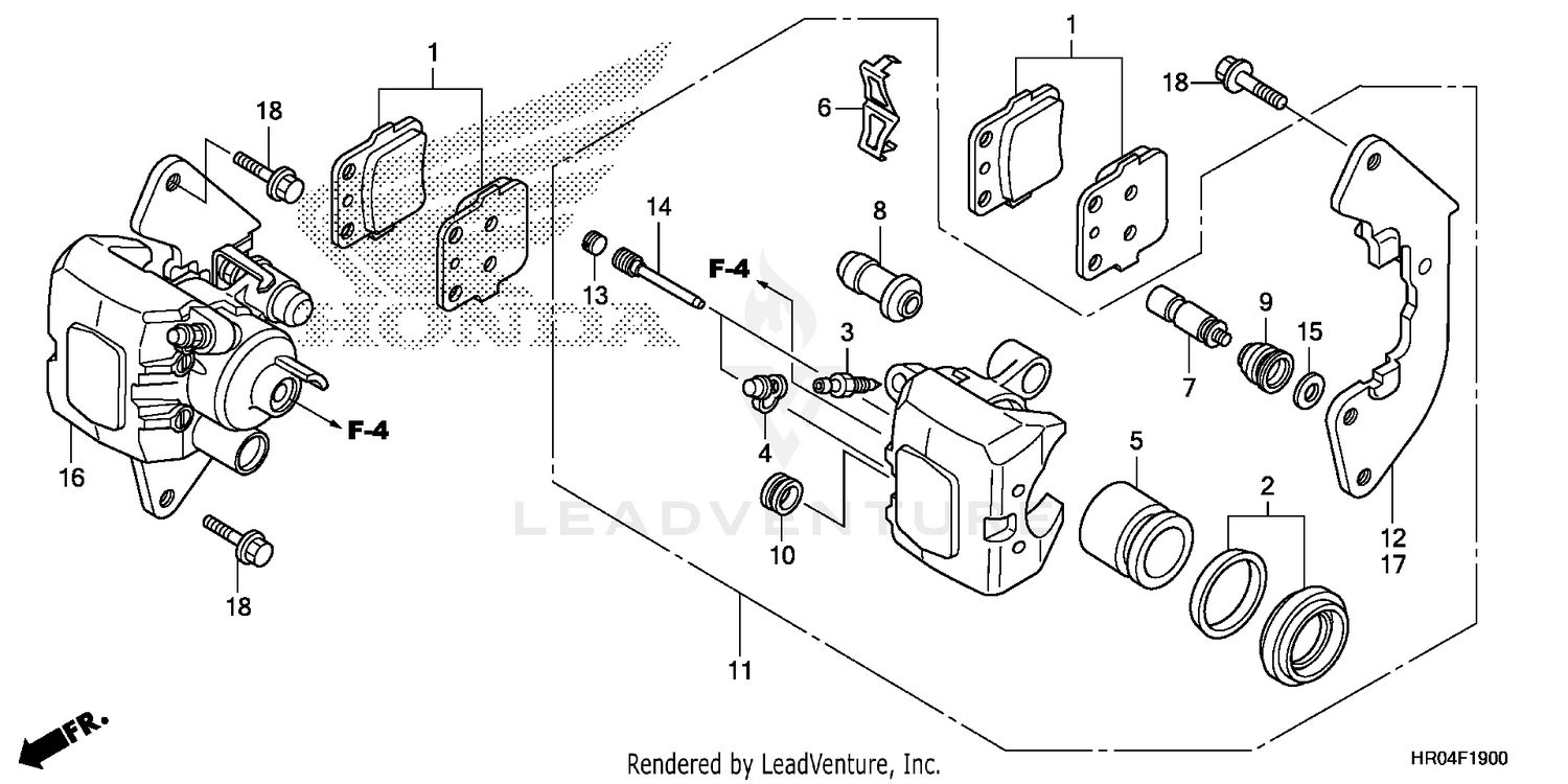 FRONT BRAKE MASTER CYLINDER