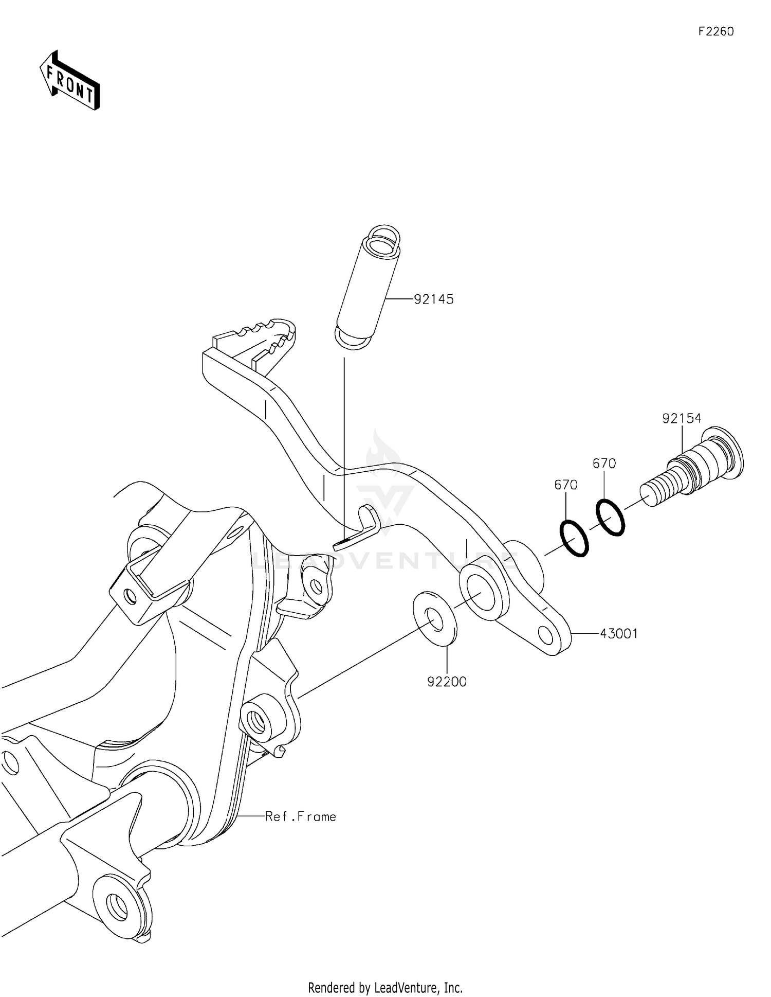 REAR BRAKE MASTER CYLINDER