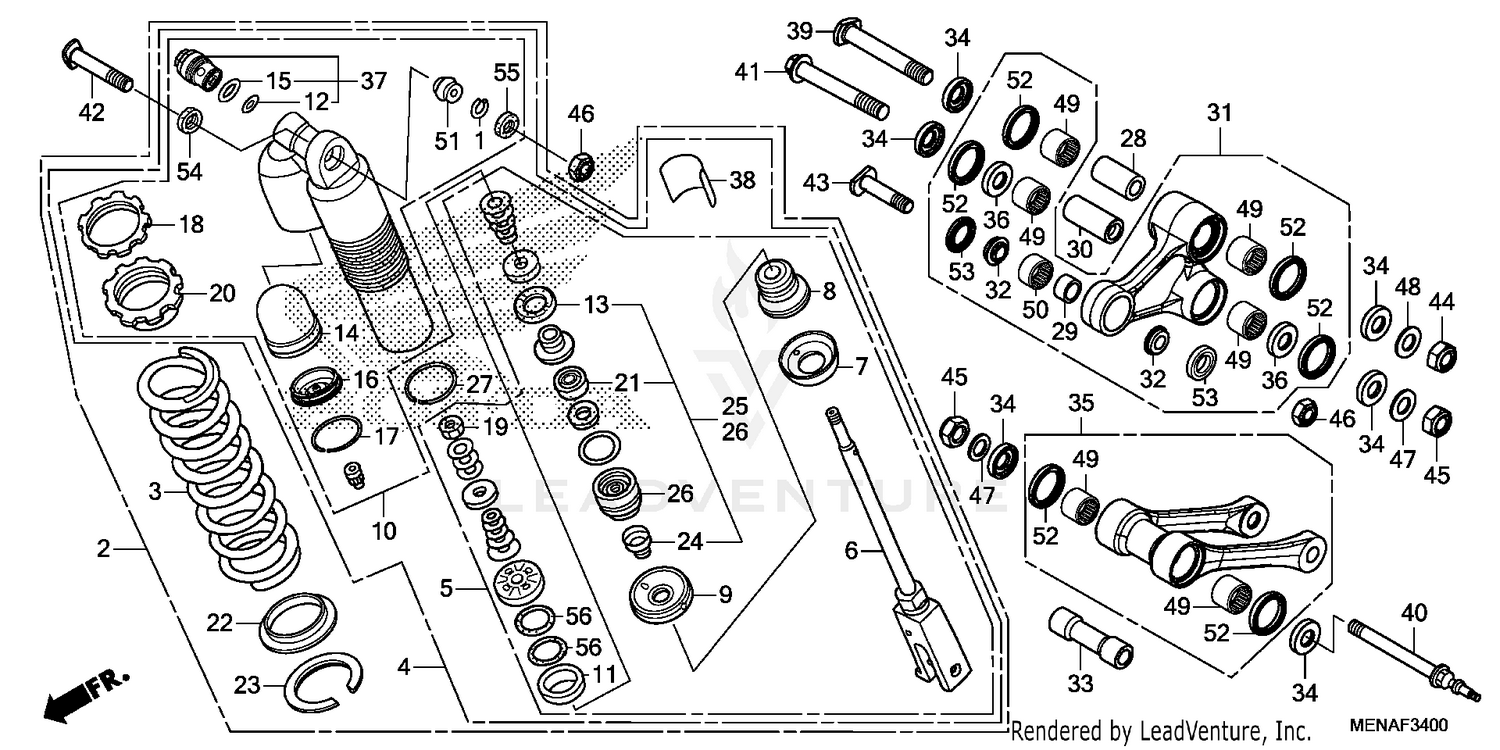 REAR SHOCK ABSORBER