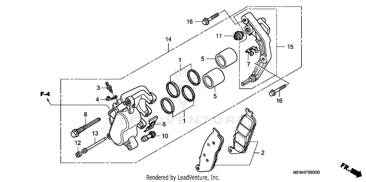 FRONT BRAKE CALIPER