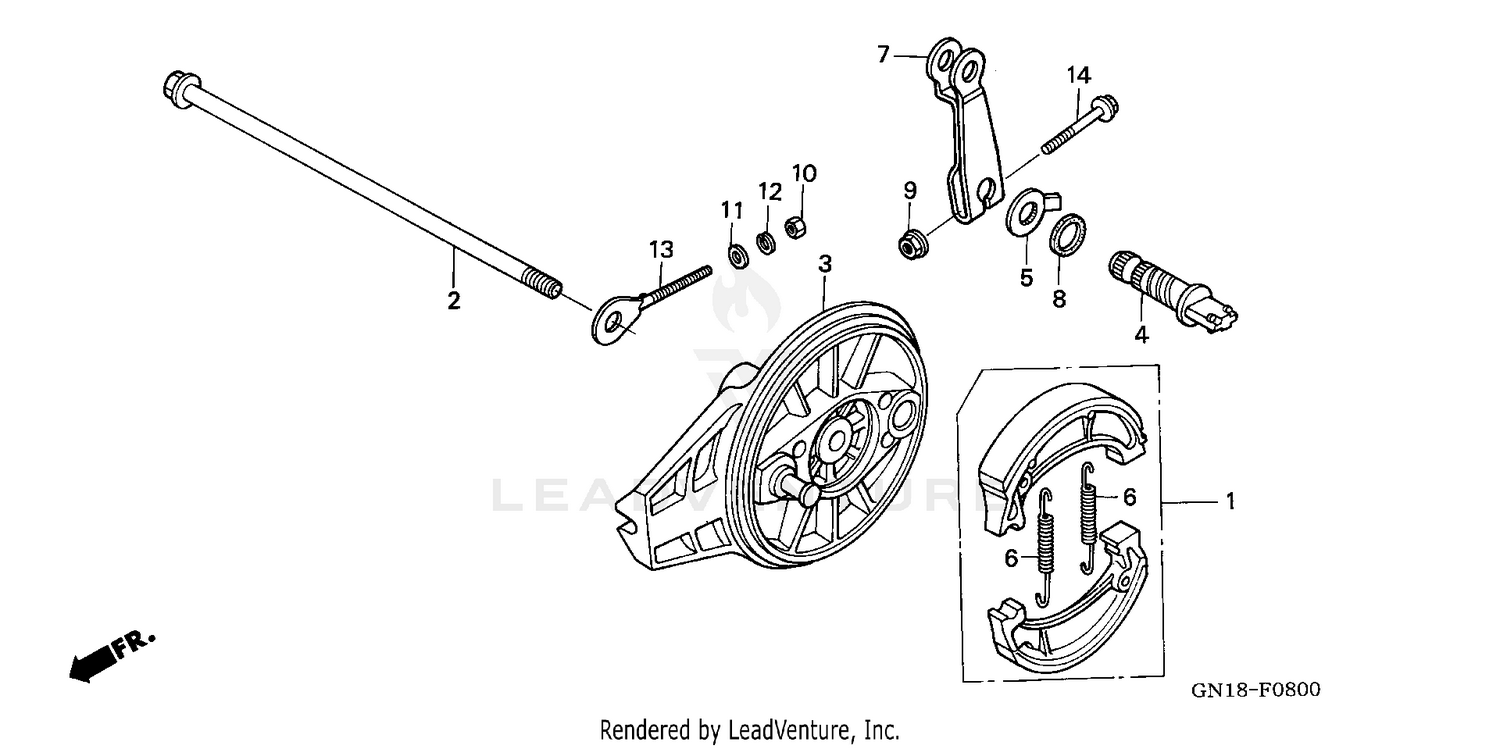 REAR BRAKE PANEL