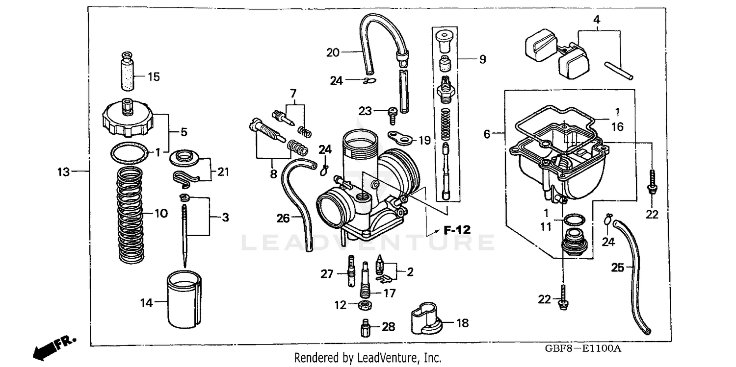 CARBURETOR ('03-'04)