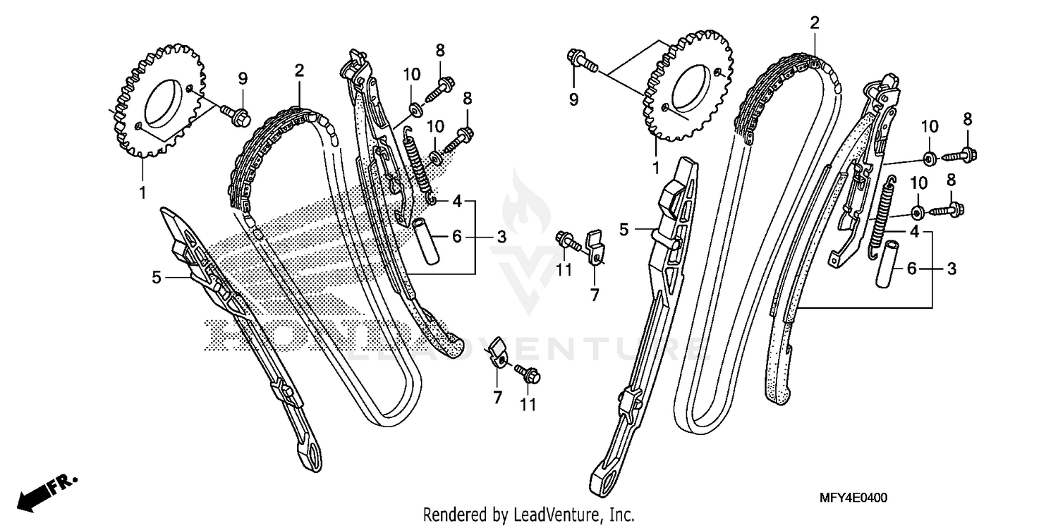 CAM CHAIN@TENSIONER