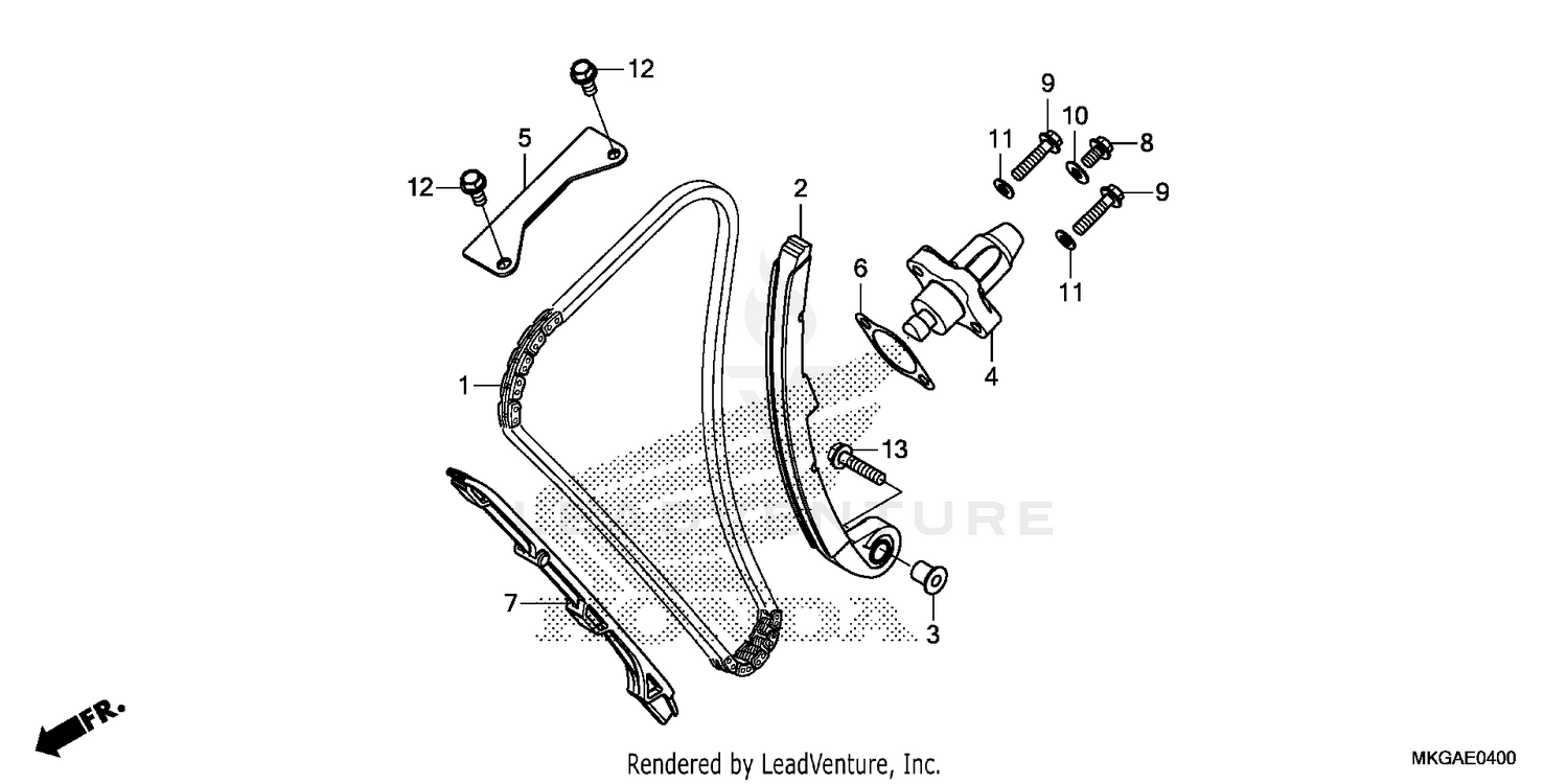 CAM CHAIN@TENSIONER