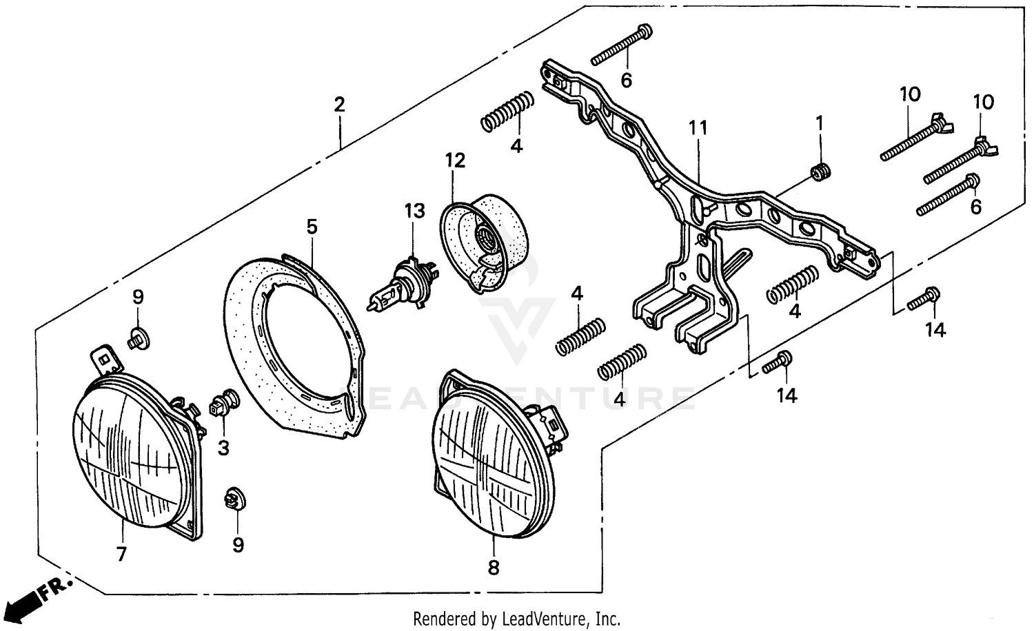 HEADLIGHT 93-94