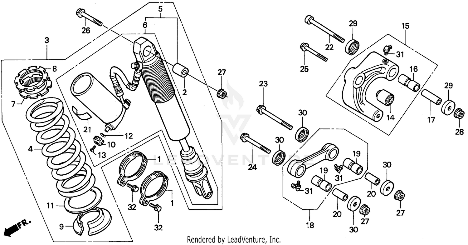REAR SHOCK ABSORBER