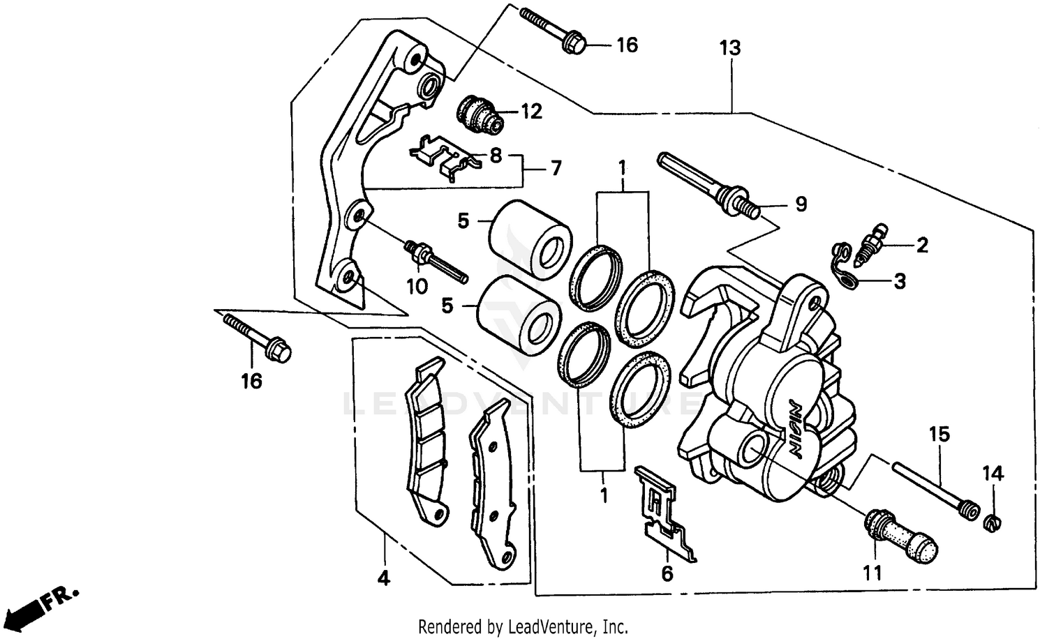 FRONT BRAKE CALIPER