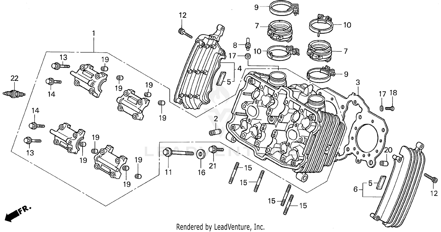 FRONT CYLINDER HEAD