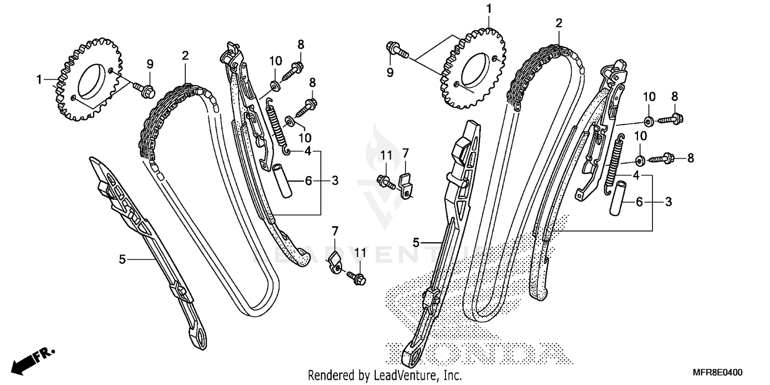 CAM CHAIN@TENSIONER