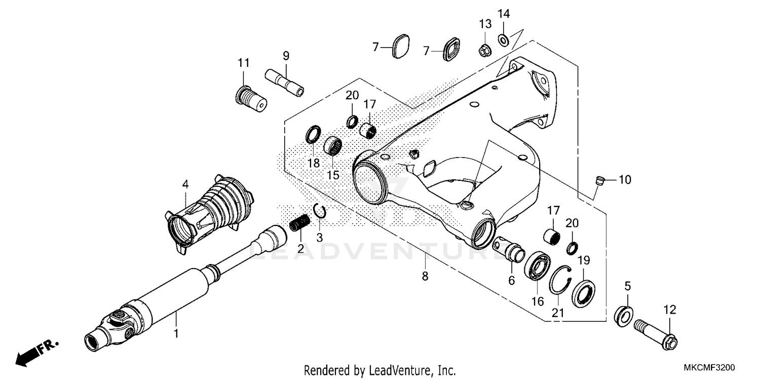 REAR SHOCK ABSORBER