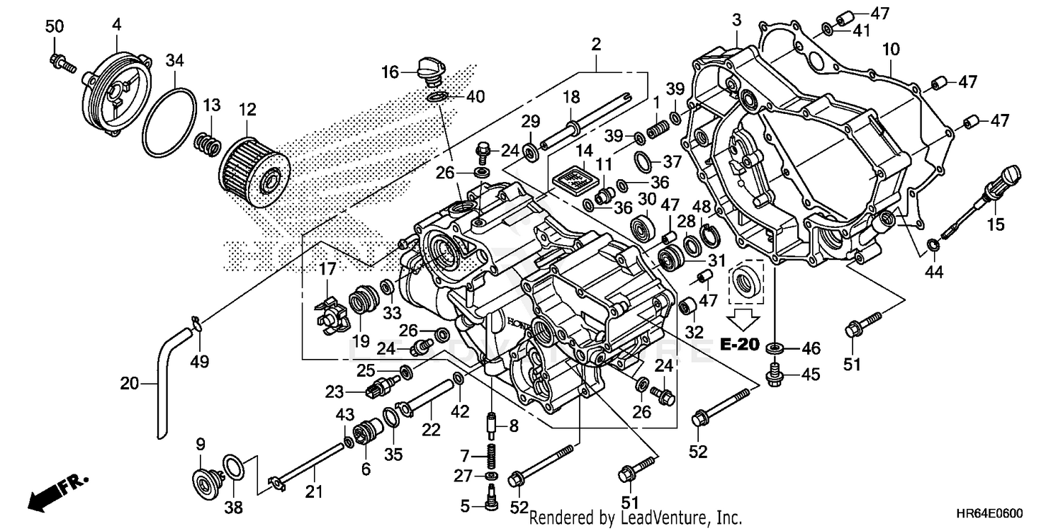 FRONT CRANKCASE COVER