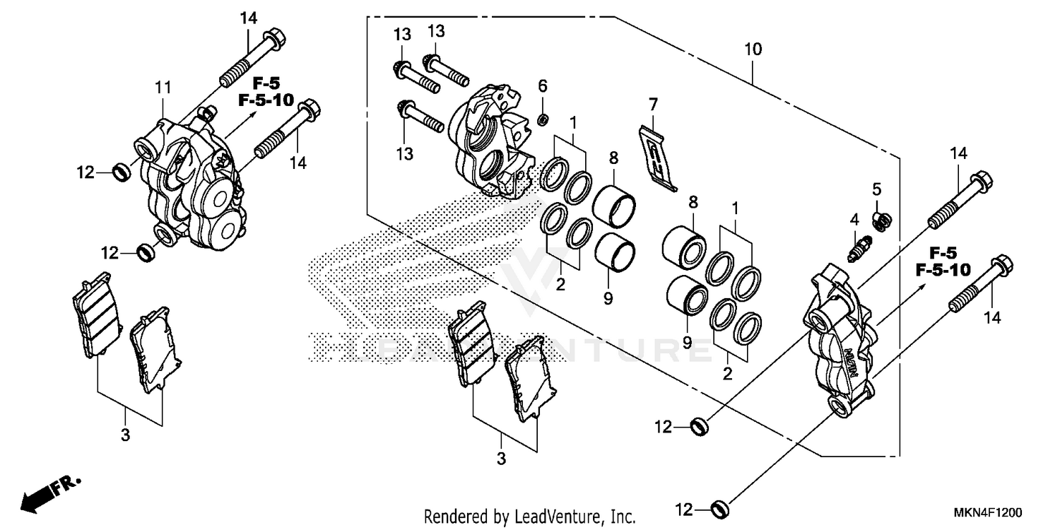 FRONT BRAKE CALIPER