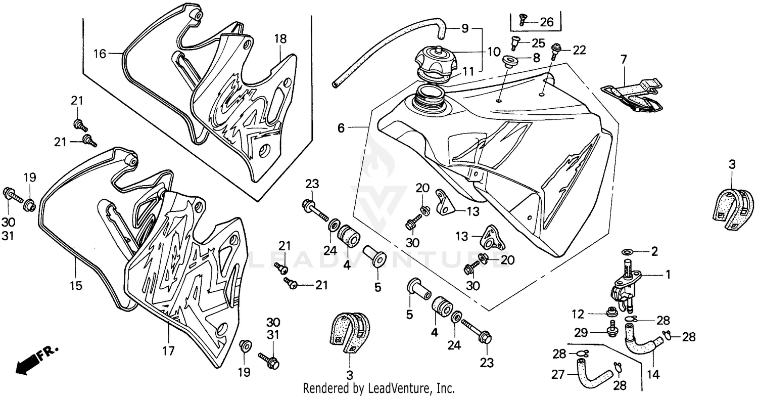 FUEL TANK 92-96