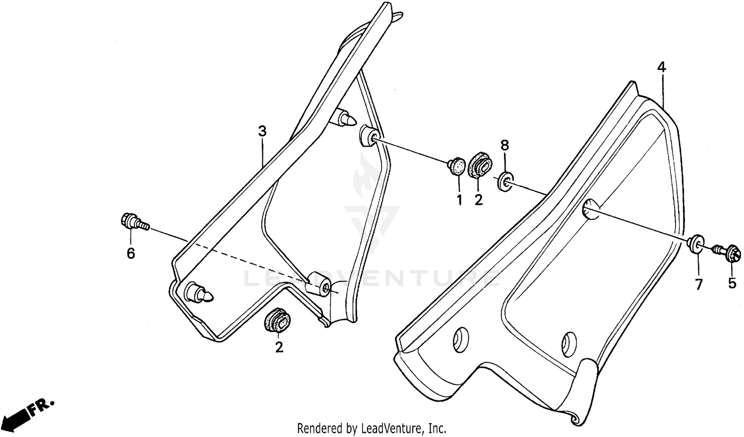 RR. BRAKE MASTER CYL. 92-95