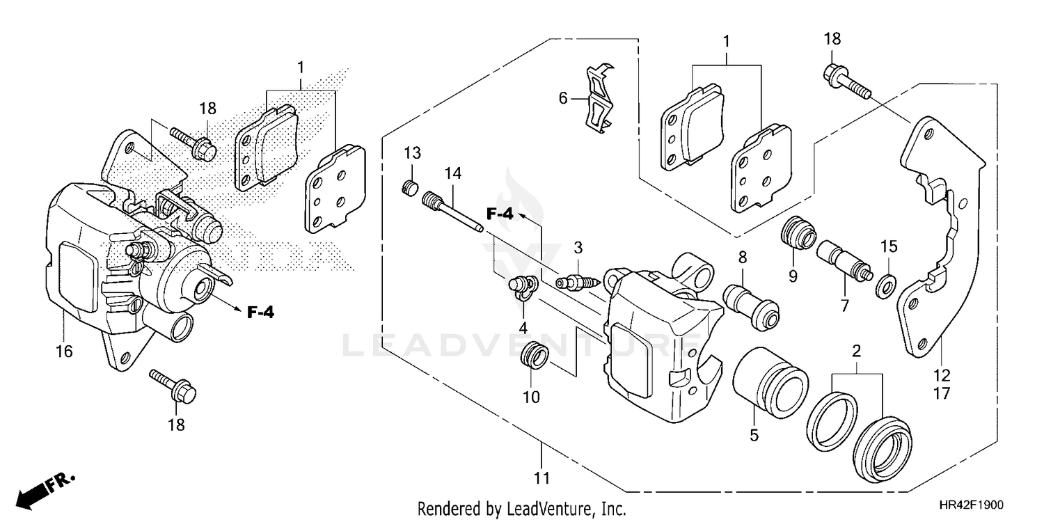 FRONT BRAKE CALIPER