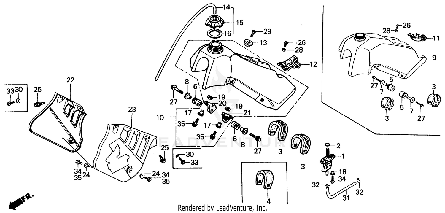 FUEL TANK 85-89