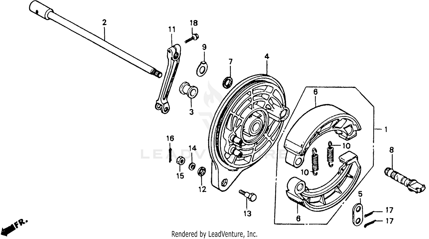 REAR BRAKE PANEL