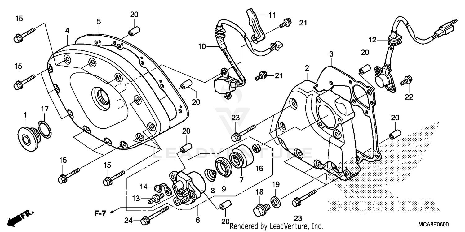 FRONT COVER@TRANSMISSION COVER