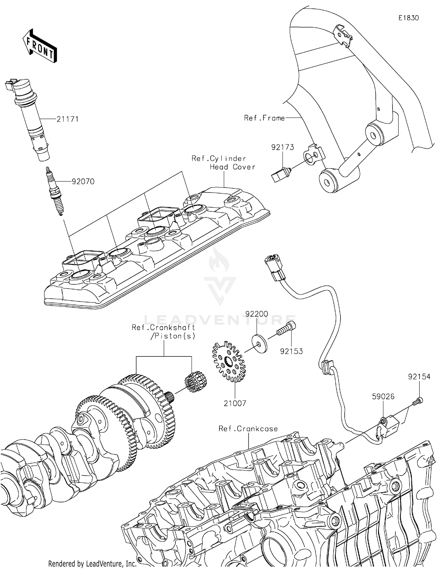 FRONT BRAKE + PANEL