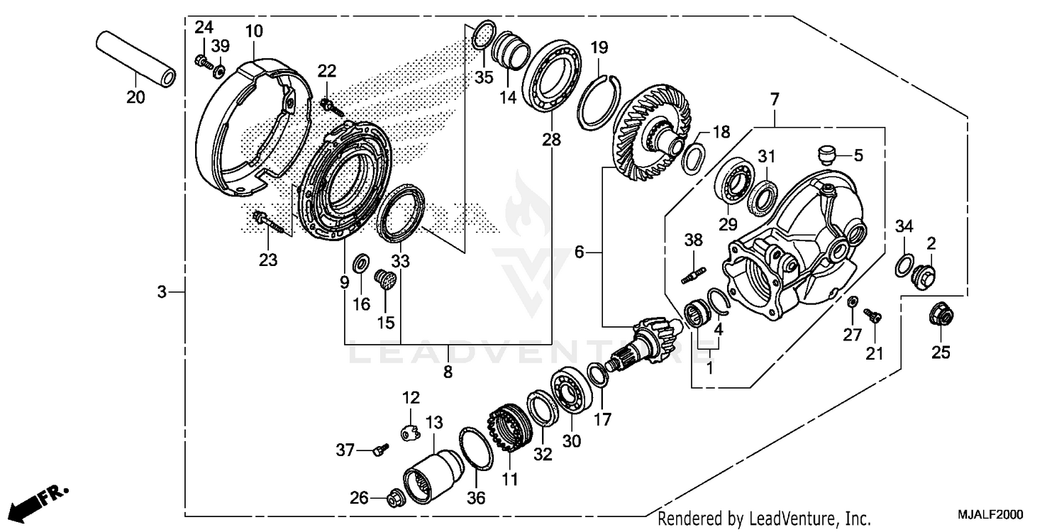 FINAL DRIVEN GEAR