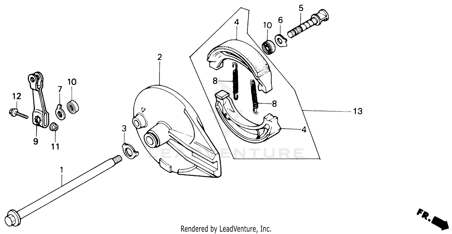 REAR BRAKE PANEL