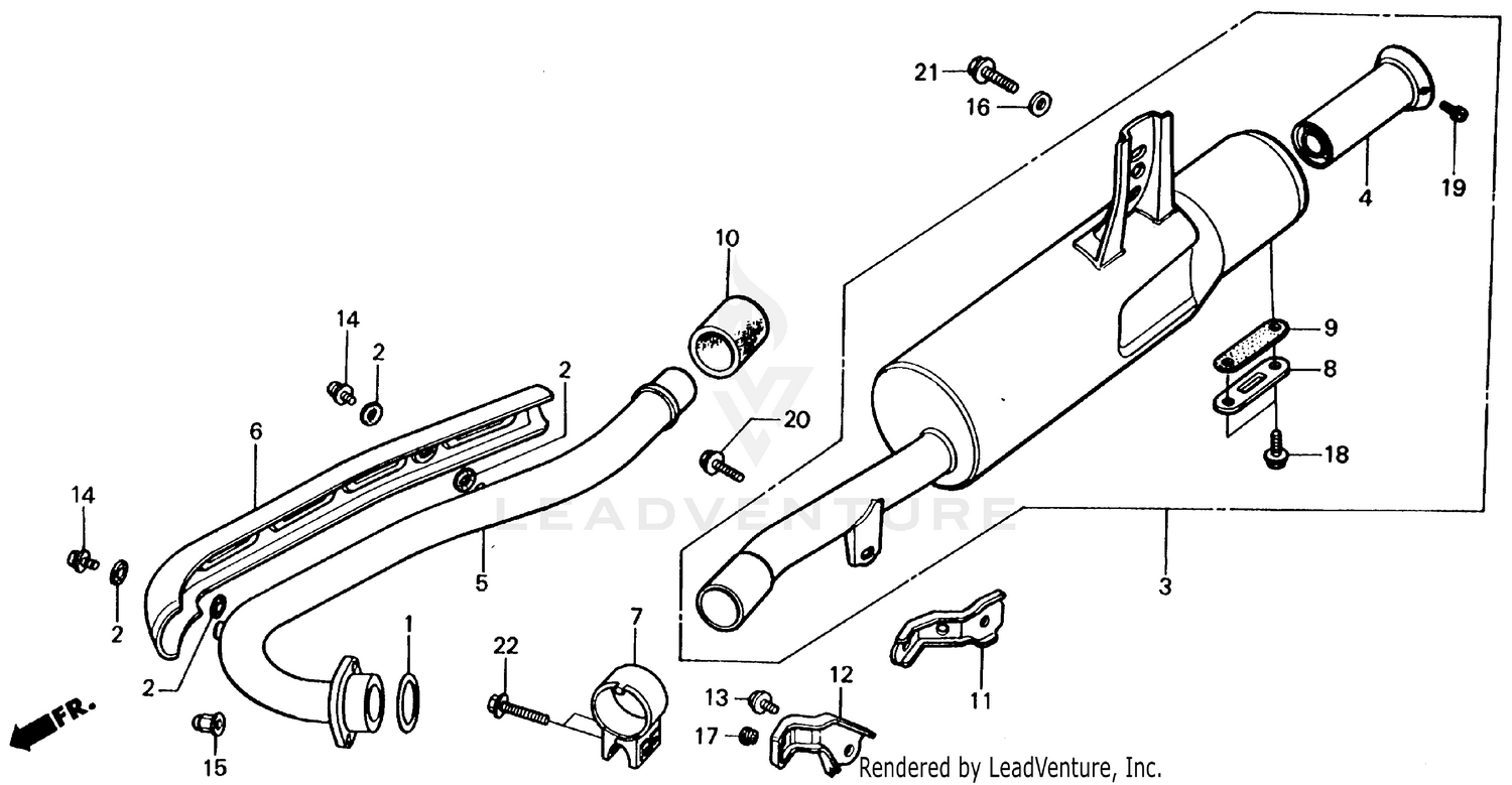 EXHAUST MUFFLER
