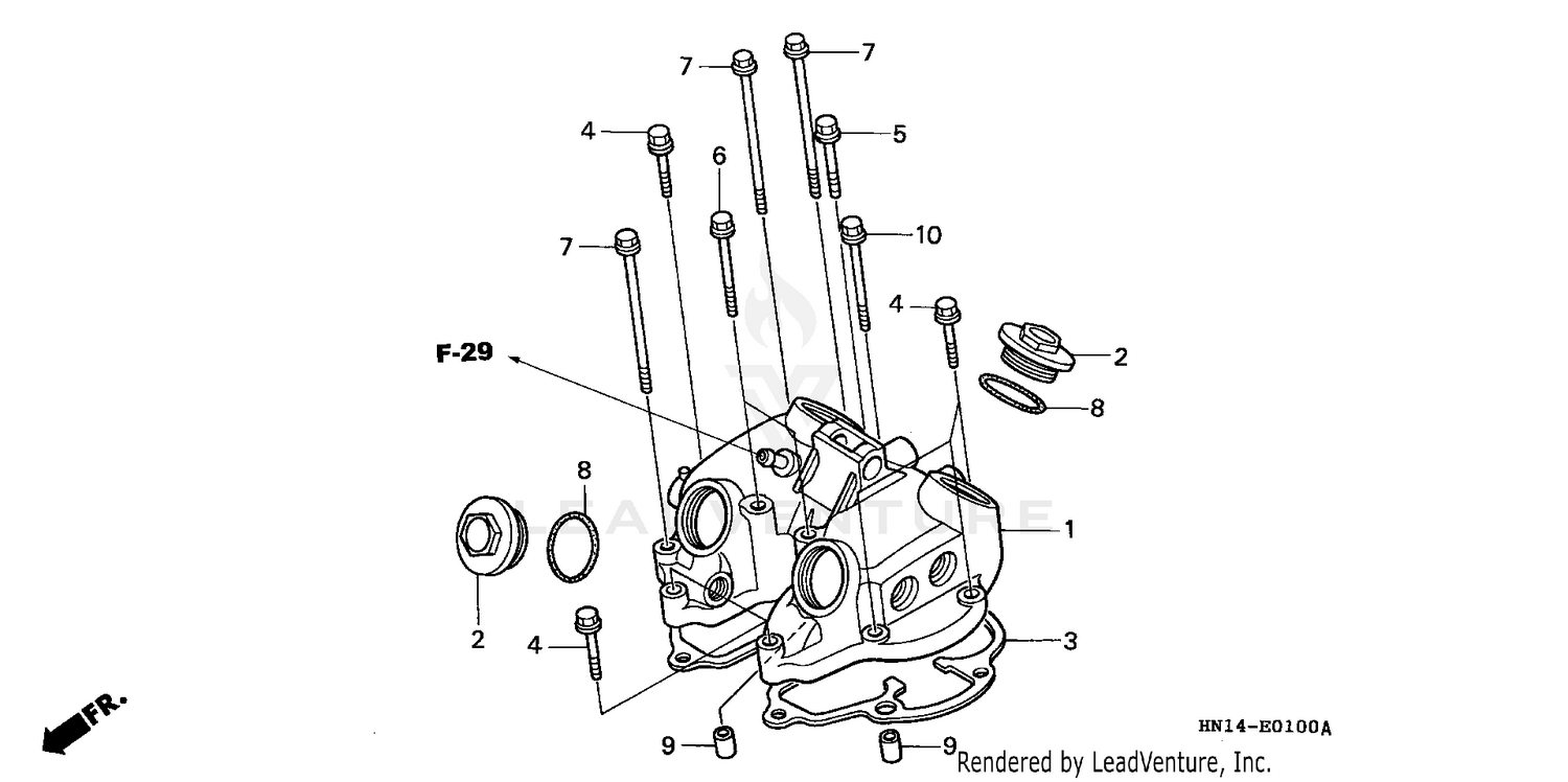 REAR BRAKE CALIPER