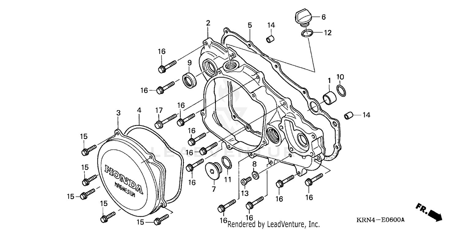 RIGHT CRANKCASE COVER