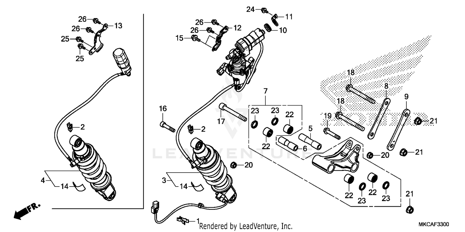 REAR SHOCK ABSORBER