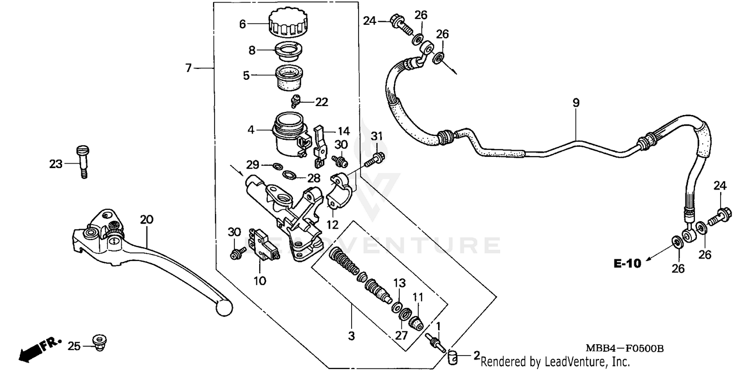 REAR SHOCK ABSORBER 86-88