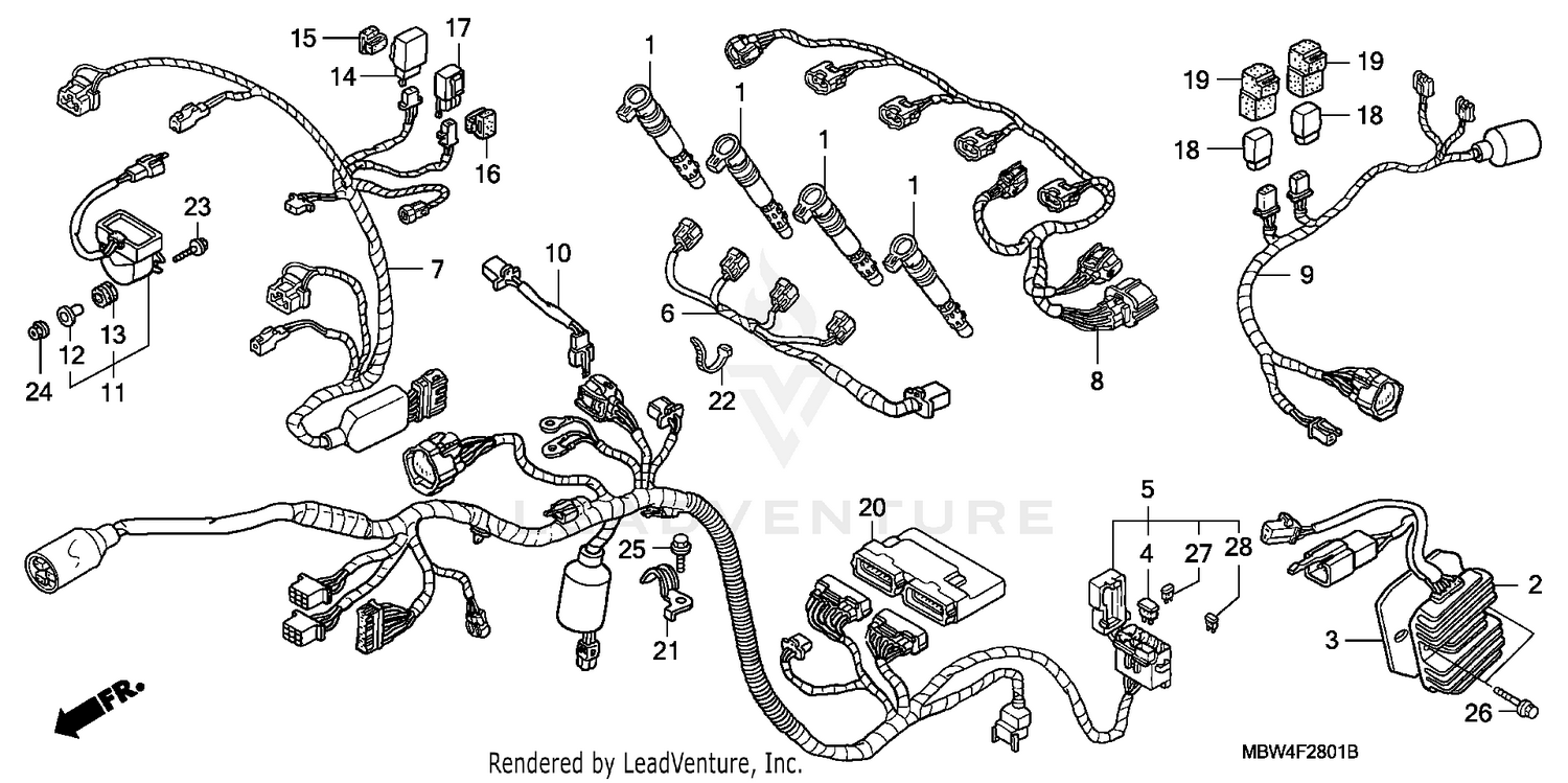 WIRE HARNESS ('01-'03)