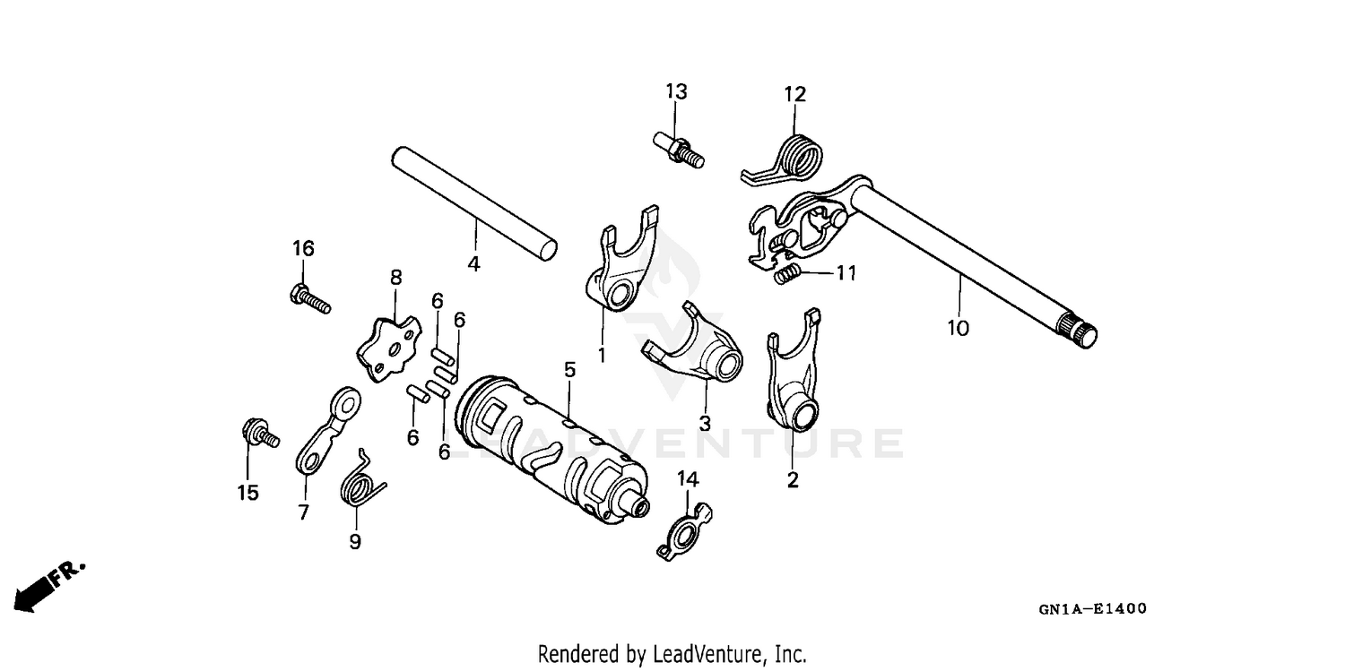 REAR BRAKE CALIPER