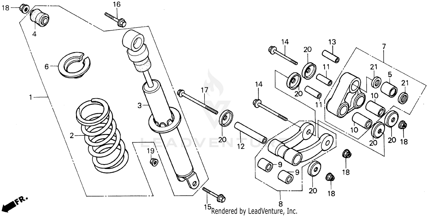 REAR SHOCK ABSORBER