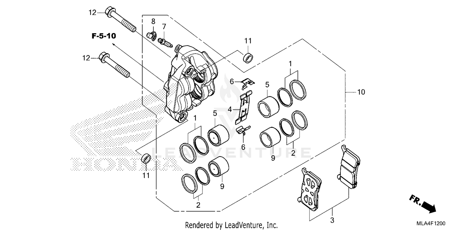 FRONT BRAKE CALIPER