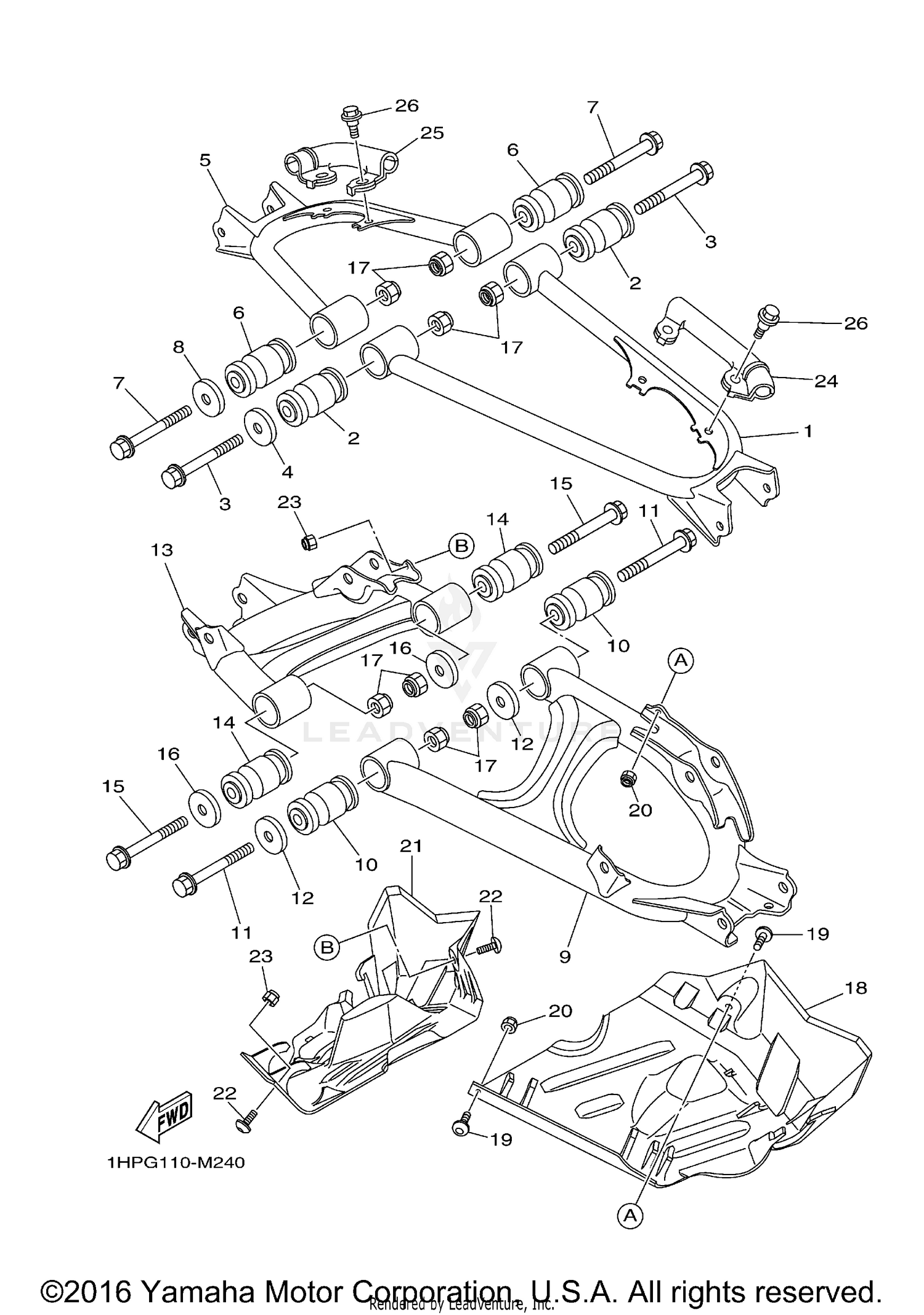 HANDLE LEVER@SWITCH@CABLE@MIRROR