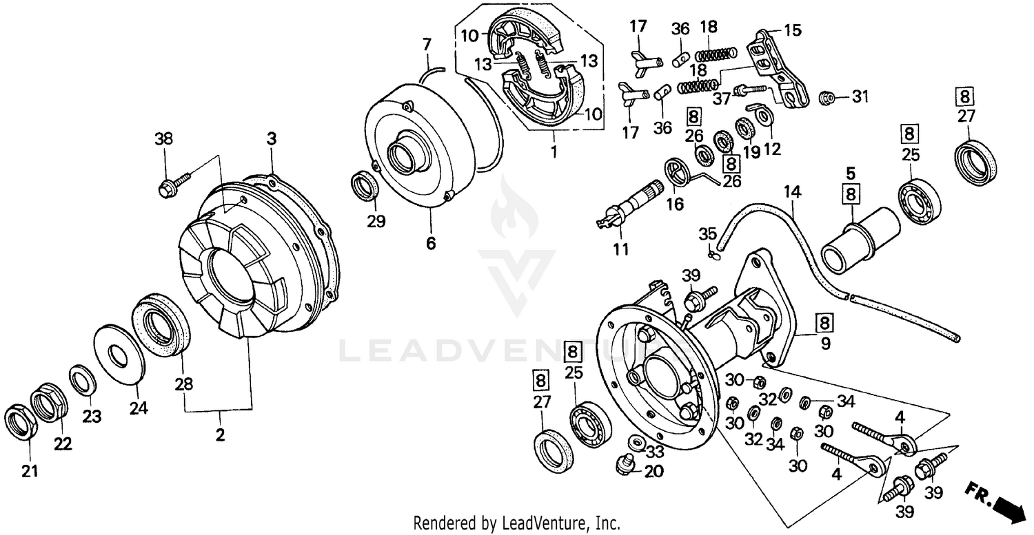REAR BRAKE DRUM