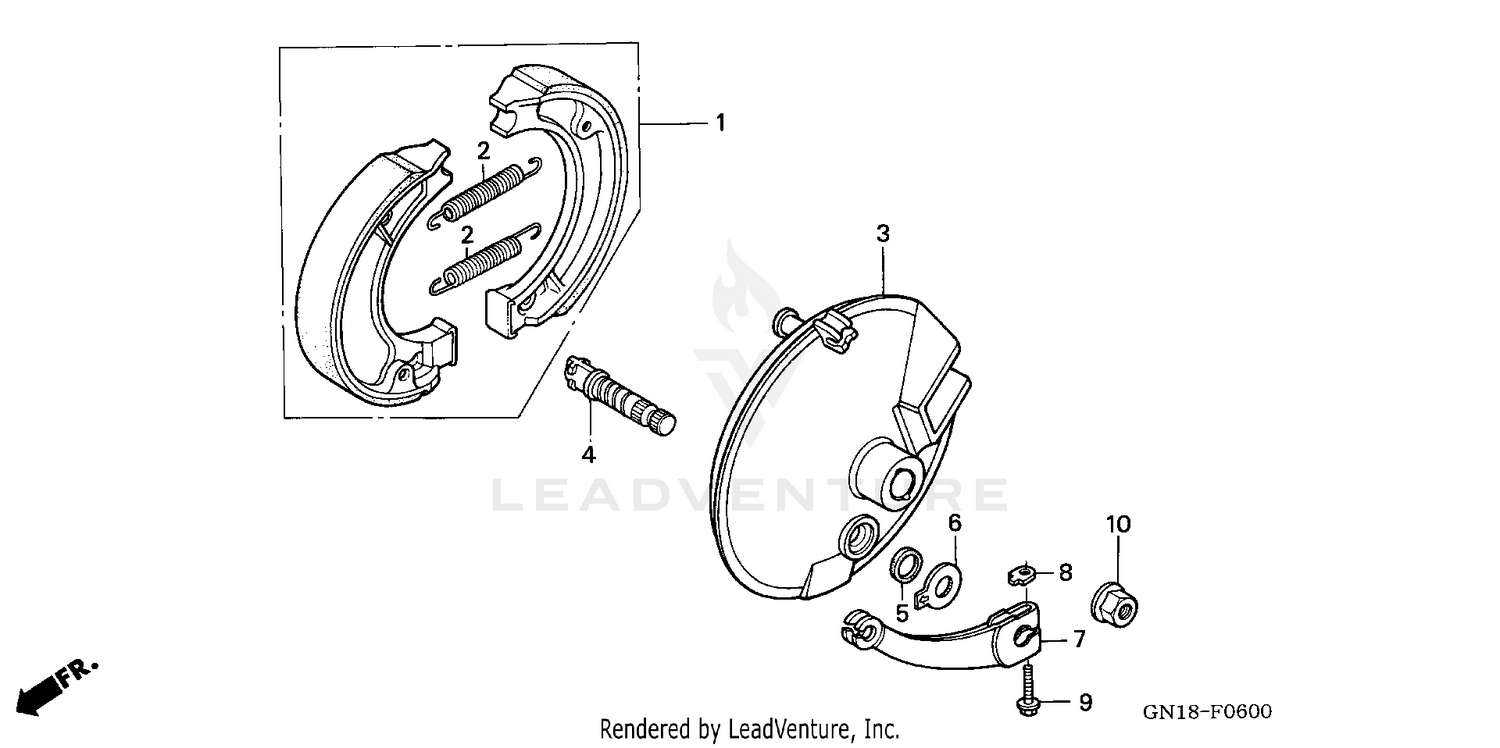 FRONT BRAKE PANEL