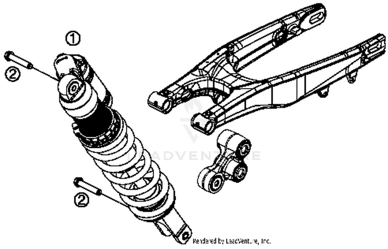 REAR SHOCK ABSORBER