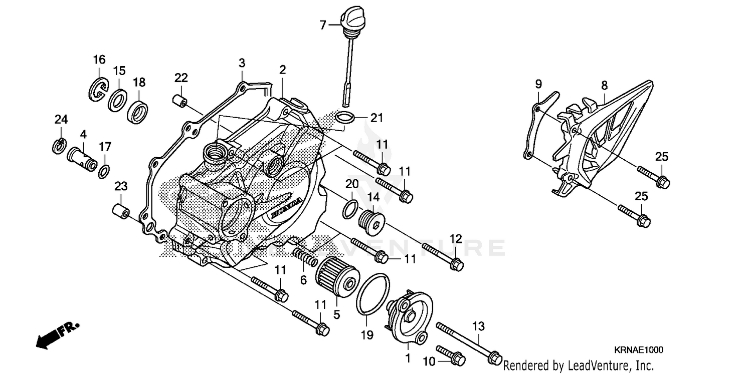 LEFT CRANKCASE COVER