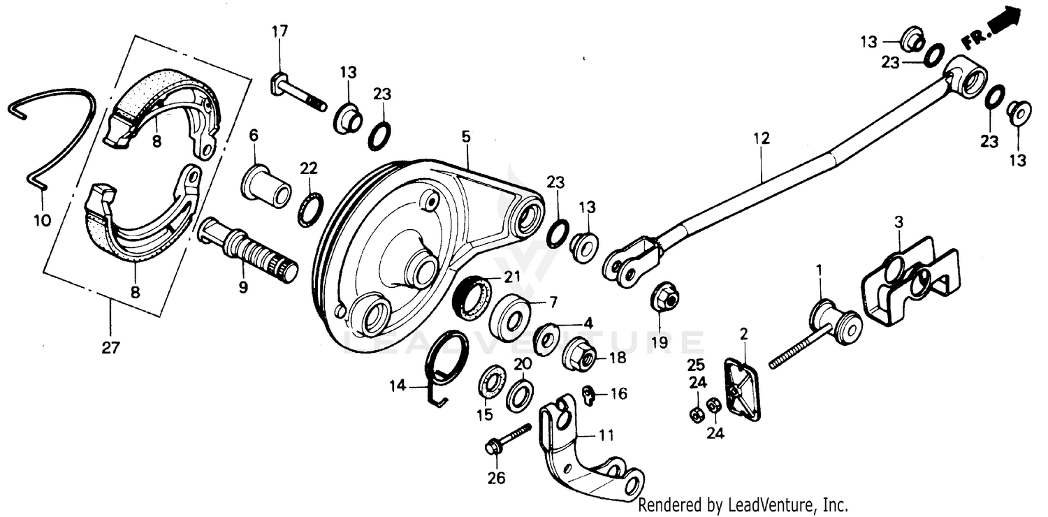 REAR BRAKE PANEL