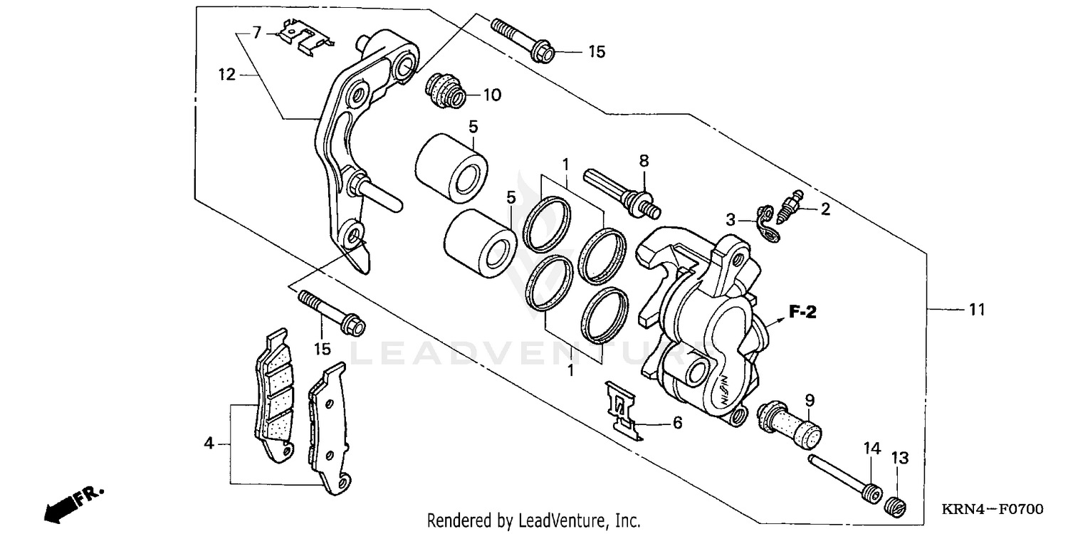 FRONT BRAKE CALIPER