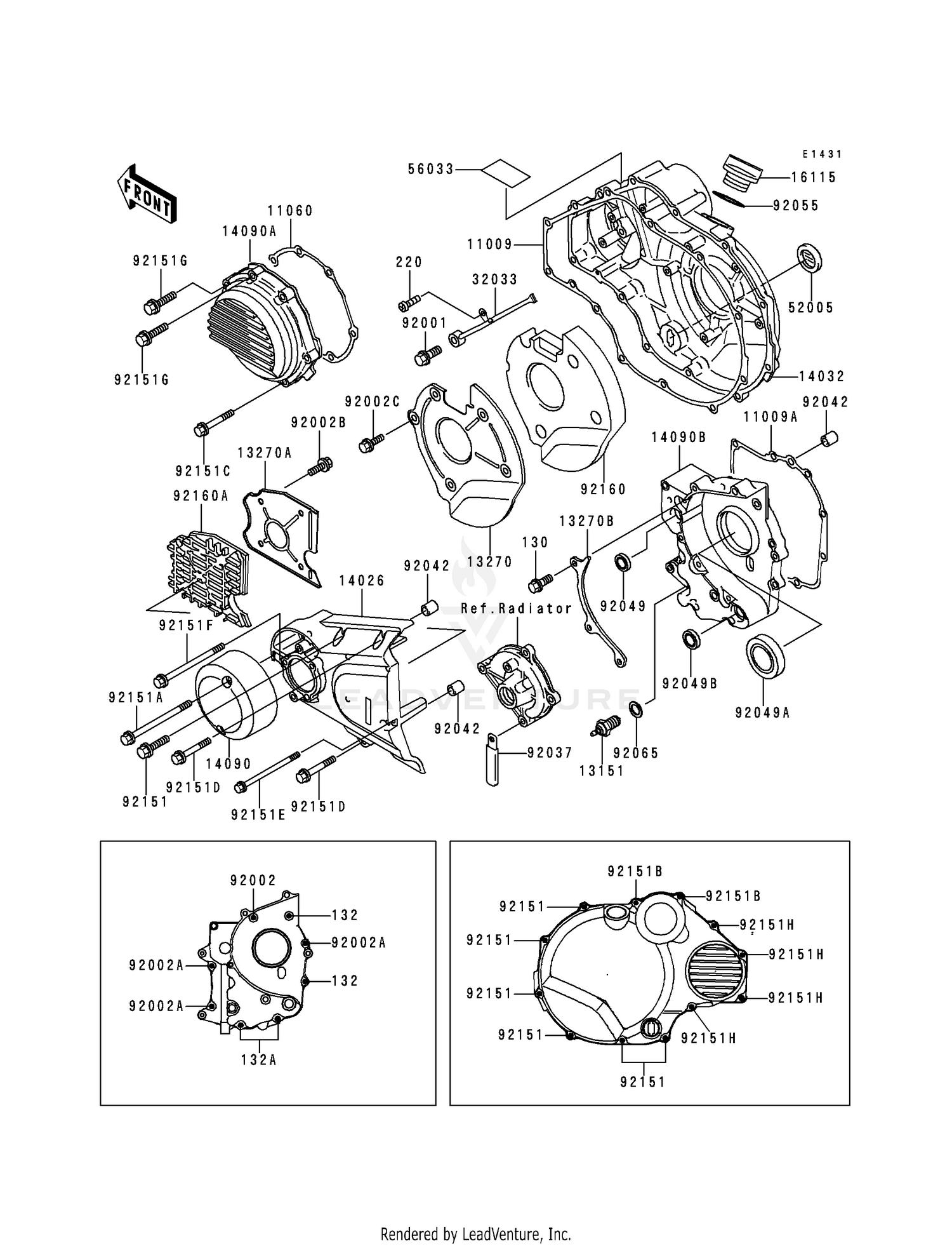 REAR CYLINDER HEAD
