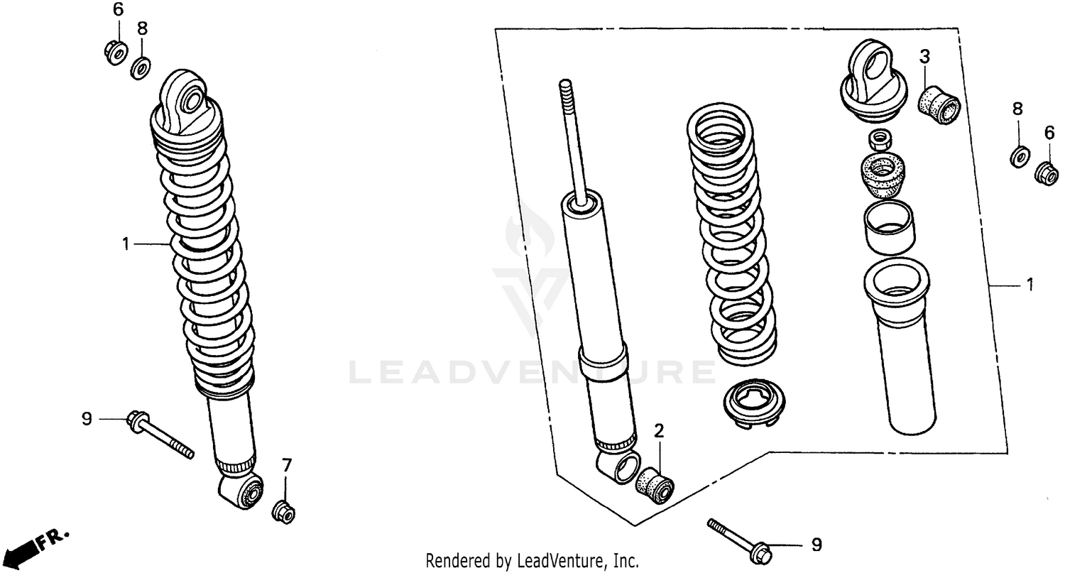 REAR SHOCK ABSORBER