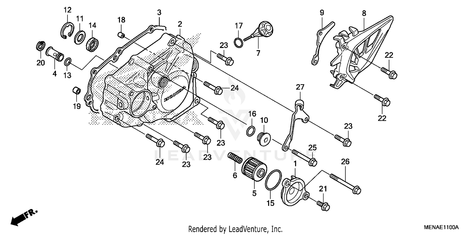LEFT CRANKCASE COVER